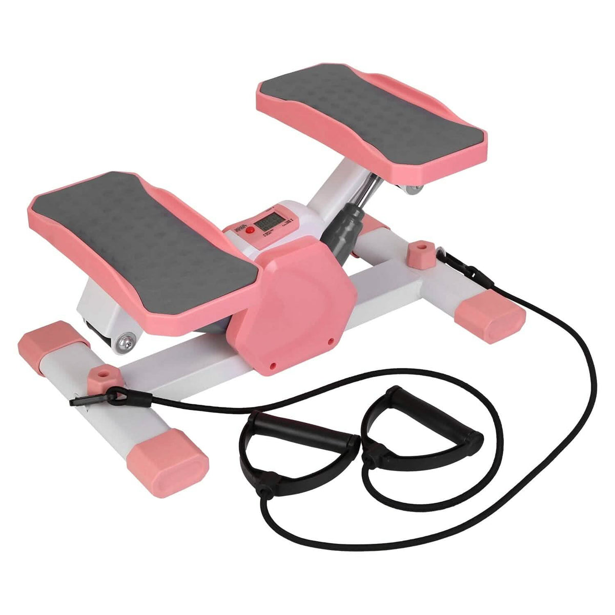 Mini Stepper Stair Stepper with Resistance Bands Quiet Workout with Digital Timer - A-1 Thread Vault