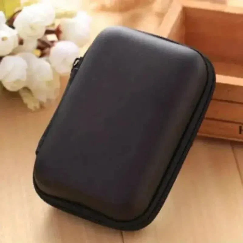 Mini Travel Portable Zippered Earphone, Coin, Jewelry, Accessory Box - A-1 Thread Vault