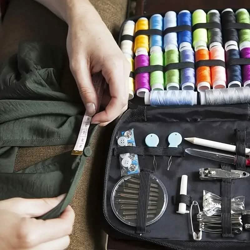 Mini Travel Sewing Kit Fabric Repair Set - A-1 Thread Vault