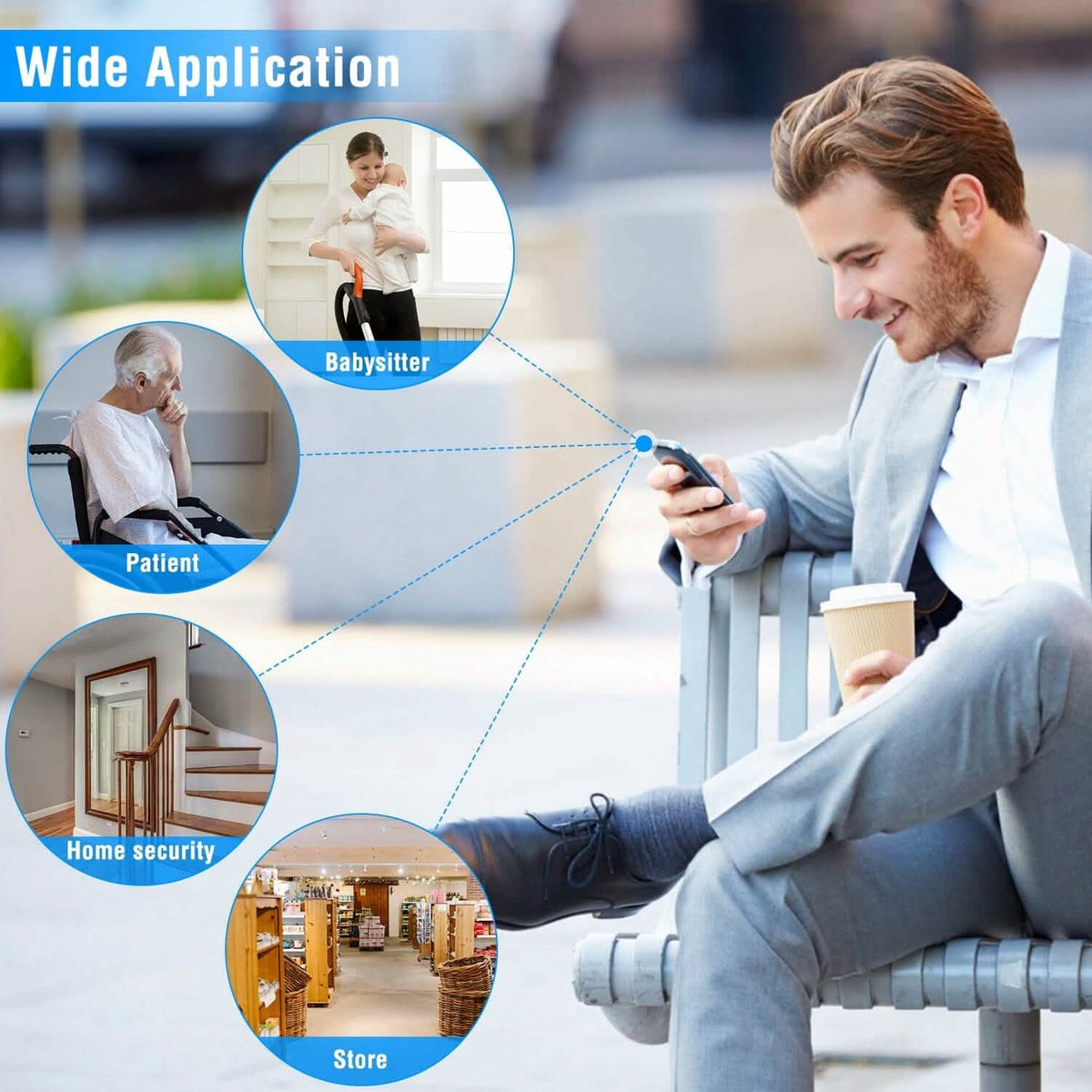 Mini Wireless Camera Wifi IR Night Vision HD 1080P Home Security - A-1 Thread Vault