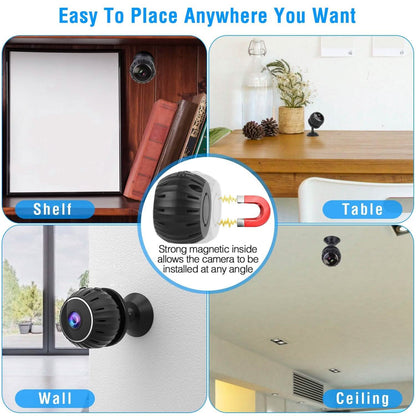 Mini Wireless Camera Wifi IR Night Vision HD 1080P Home Security - A-1 Thread Vault