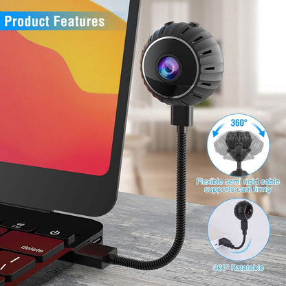 Mini Wireless Camera Wifi IR Night Vision HD 1080P Home Security - A-1 Thread Vault