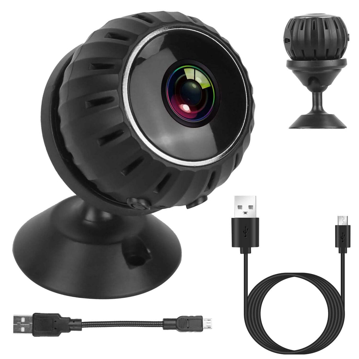 Mini Wireless Camera Wifi IR Night Vision HD 1080P Home Security - A-1 Thread Vault