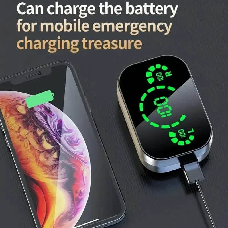 Mini Wireless Earbuds with Digital Display - True Wireless Stereo Earphones - A-1 Thread Vault
