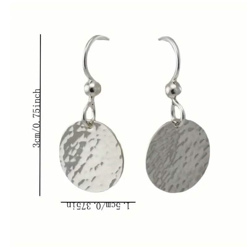 Minimalist Concave and Convex Small Round Earrings - A-1 Thread Vault