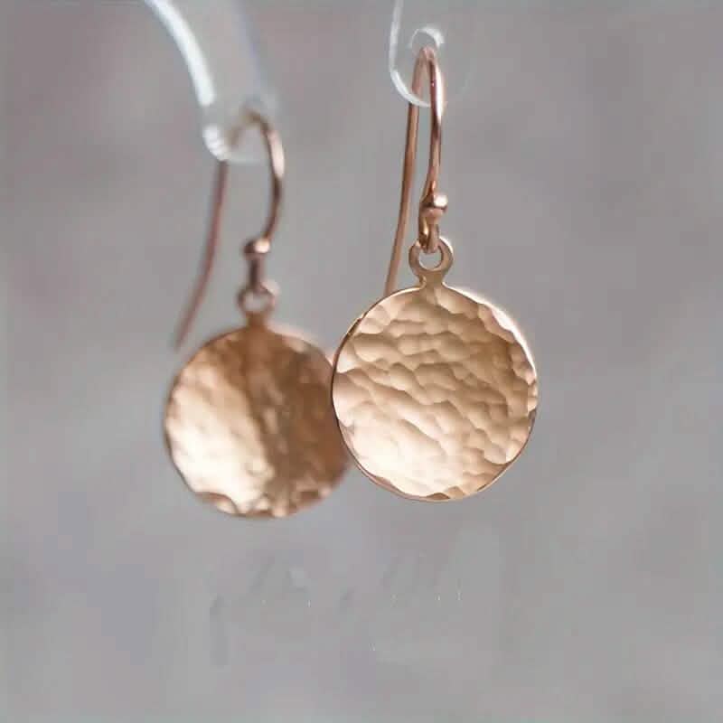 Minimalist Concave and Convex Small Round Earrings - A-1 Thread Vault