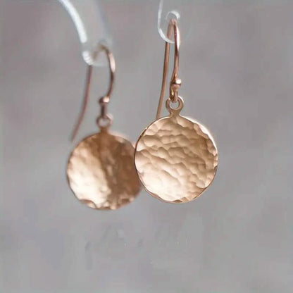 Minimalist Concave and Convex Small Round Earrings - A-1 Thread Vault