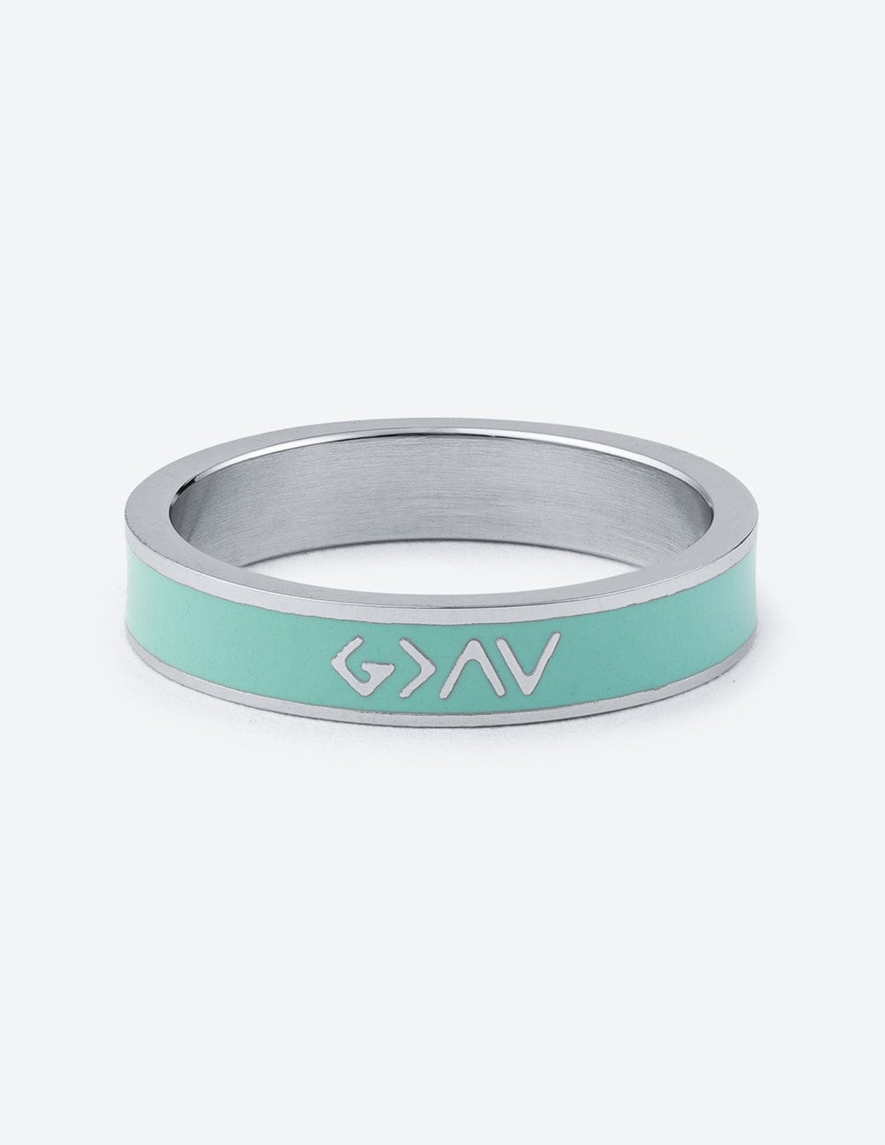 Mint Enamel Highs and Lows Ring - A-1 Thread Vault