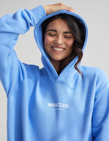 Miracles Blue Unisex Hoodie - A-1 Thread Vault