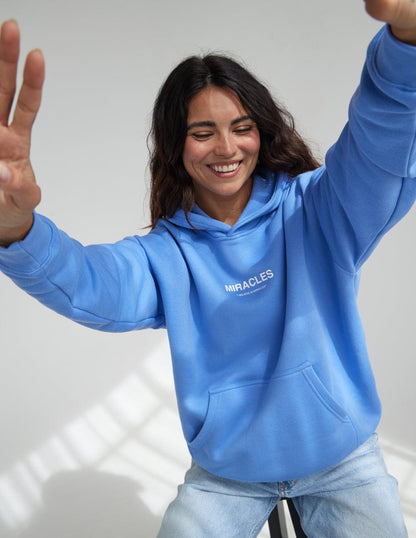 Miracles Blue Unisex Hoodie - A-1 Thread Vault
