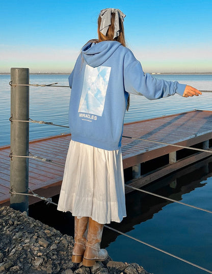 Miracles Blue Unisex Hoodie - A-1 Thread Vault