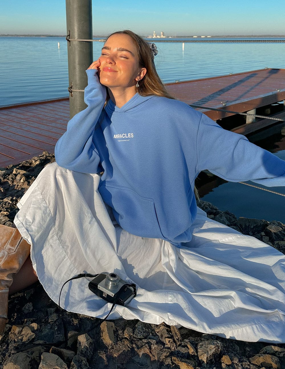 Miracles Blue Unisex Hoodie - A-1 Thread Vault