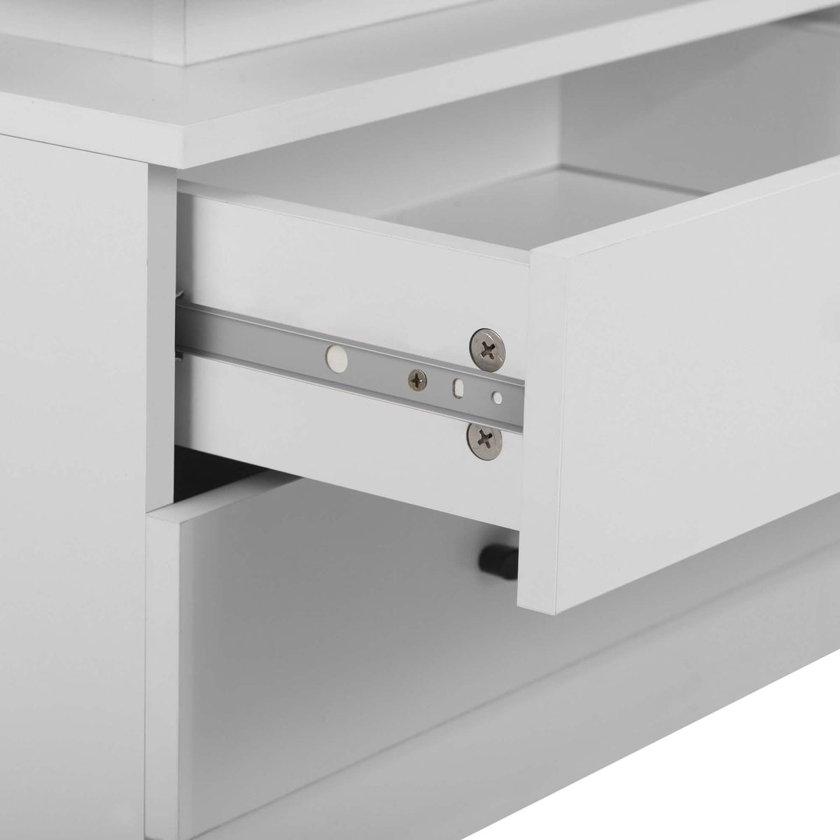 Modern Night Stand with LED Lights and Charging Station - A-1 Thread Vault