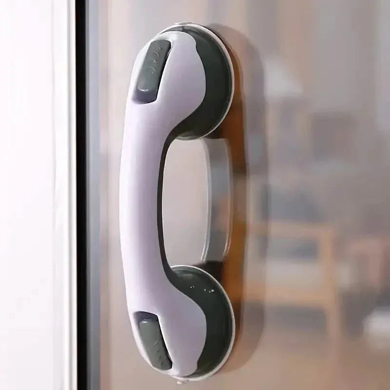 Modern Non-Slip Shower Handle, Powerful Suction, Safety Grip, Contemporary Design - A-1 Thread Vault