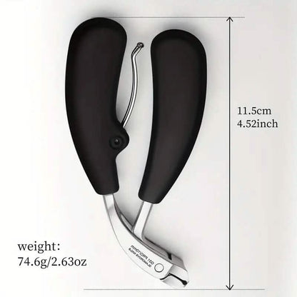 Modern Stainless Steel Nail Clipper with Concave Blade - A-1 Thread Vault