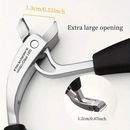 Modern Stainless Steel Nail Clipper with Concave Blade - A-1 Thread Vault