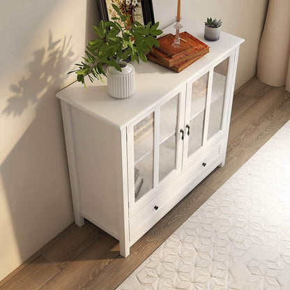 Modern Storage Cabinet with Metal Handles - A-1 Thread Vault