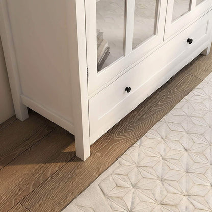 Modern Storage Cabinet with Metal Handles - A-1 Thread Vault
