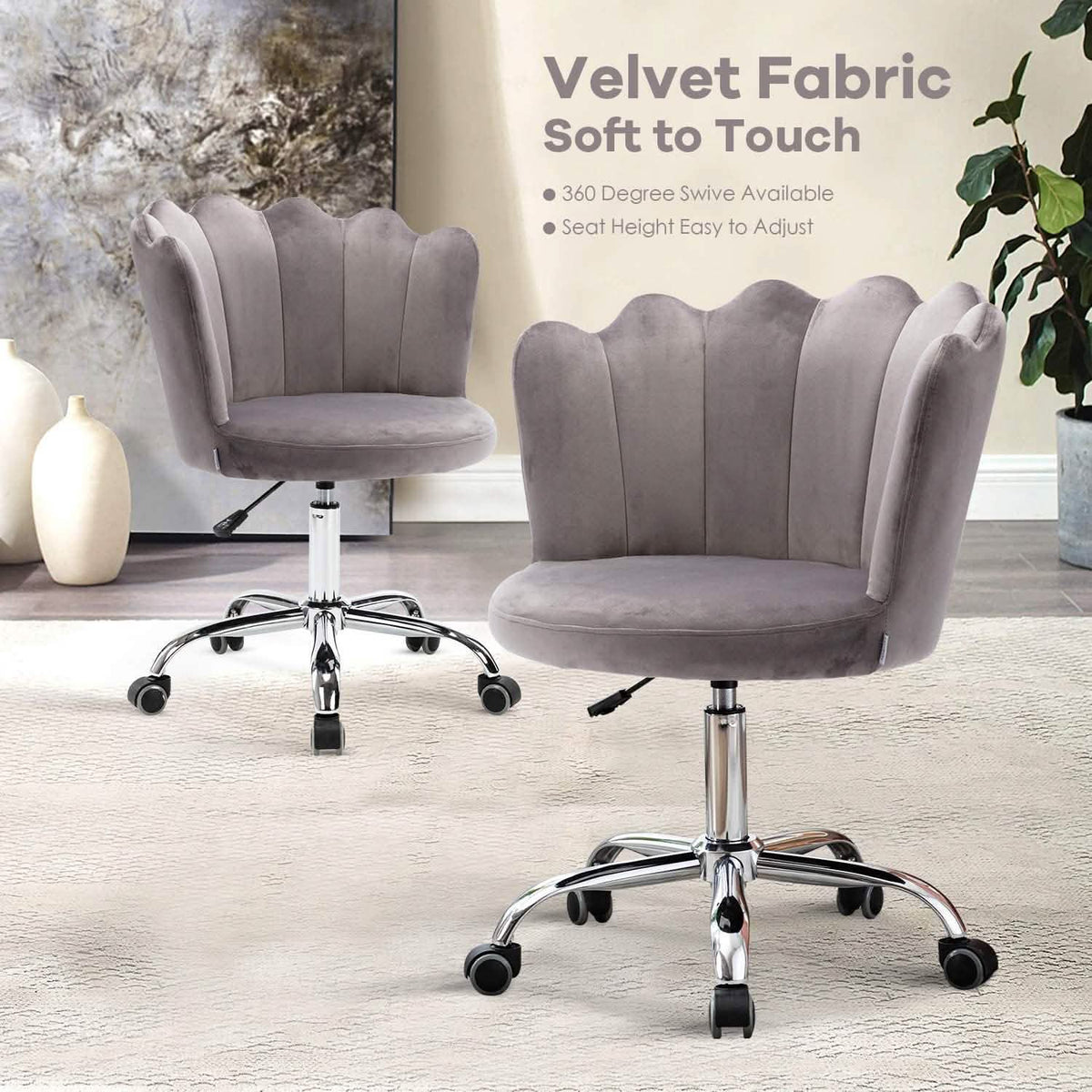 Modern Swivel Shell Chair - A-1 Thread Vault