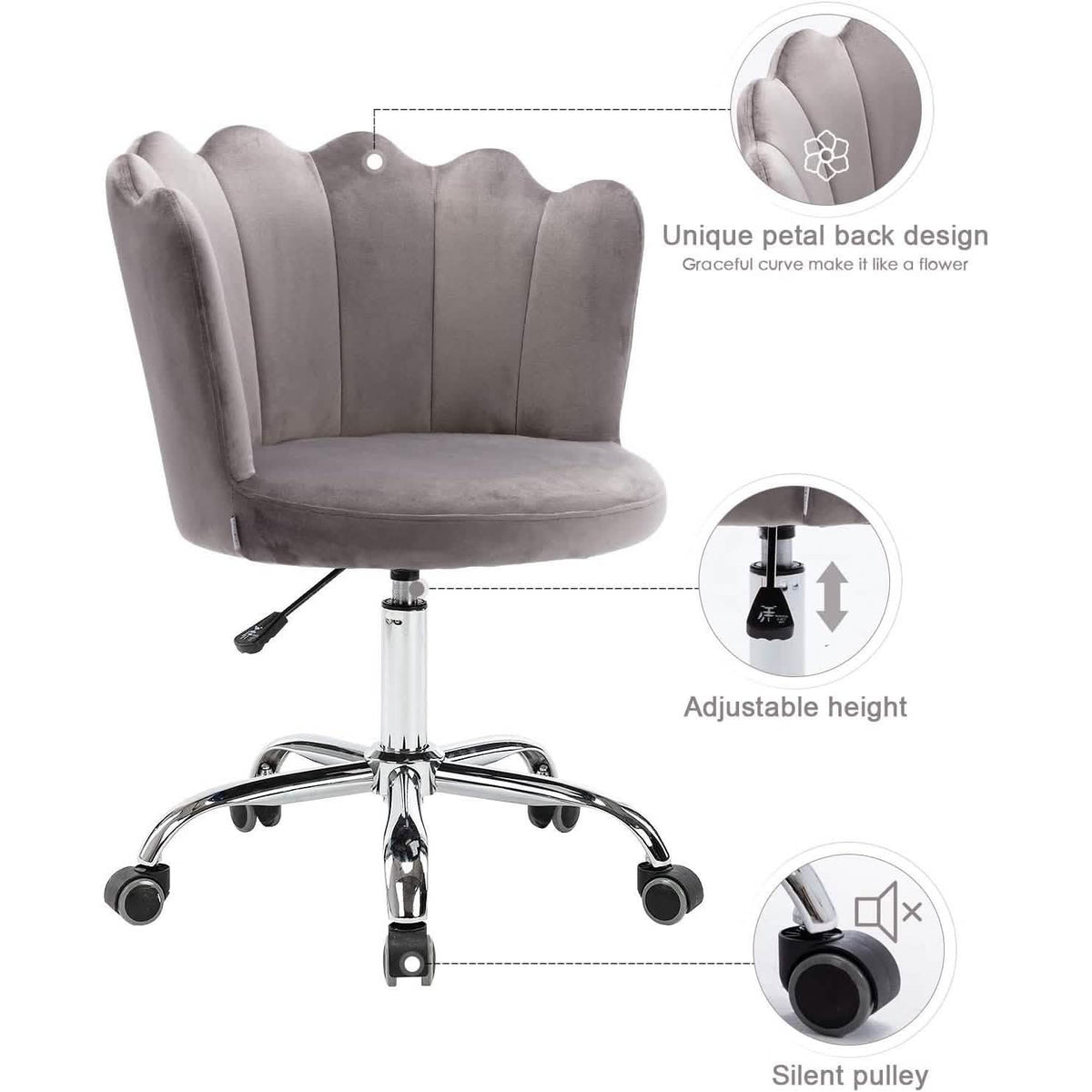 Modern Swivel Shell Chair - A-1 Thread Vault