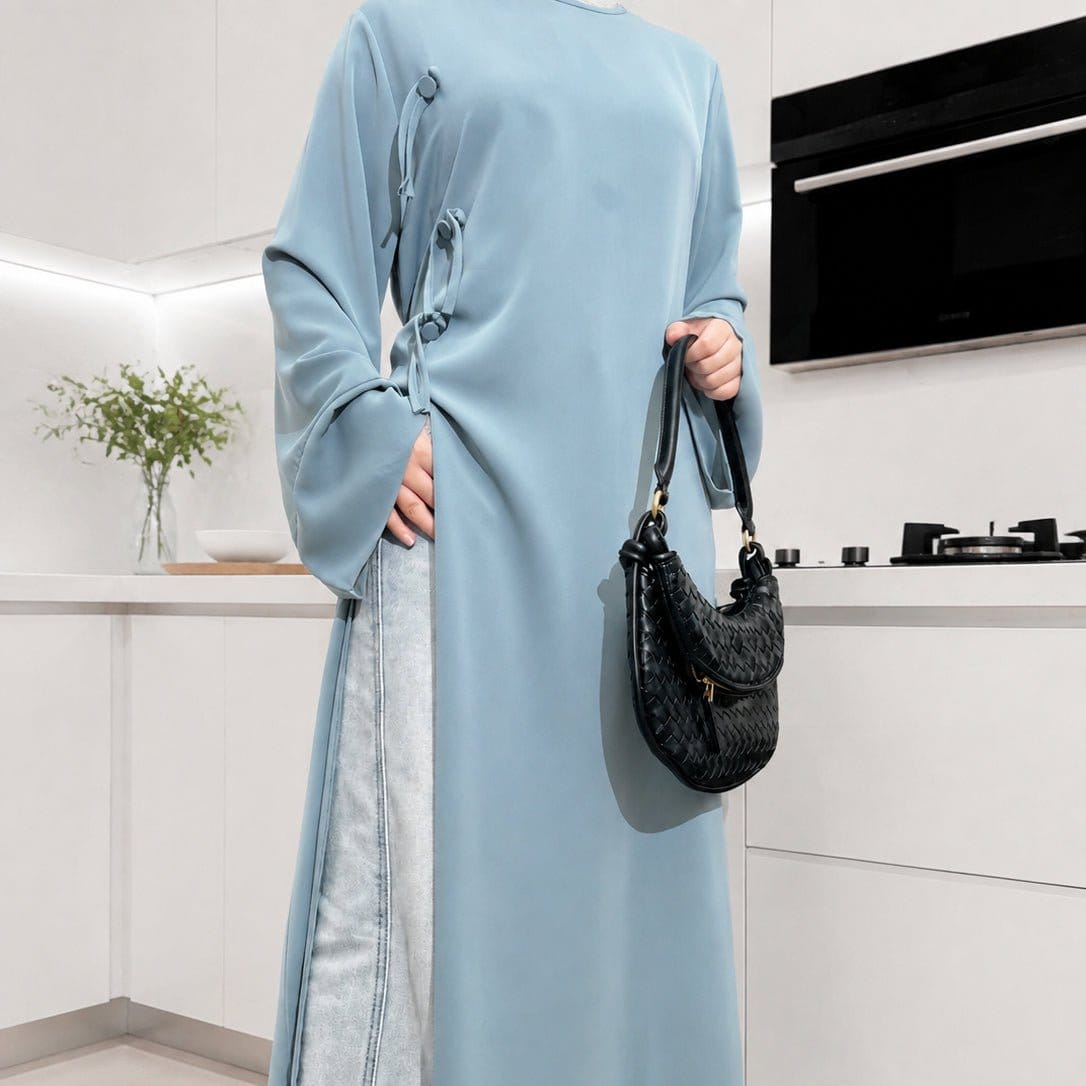 Modest Nida Longline Tunic Top (MS420) - A-1 Thread Vault