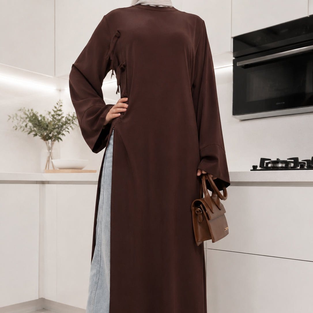 Modest Nida Longline Tunic Top (MS420) - A-1 Thread Vault