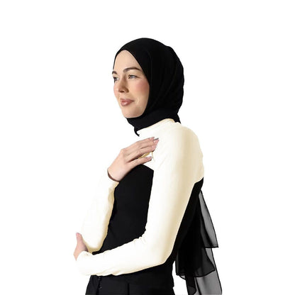 Modest Shoulder-Cover Base Layer Versatile Sleeveless Inner Top with Attached Sleeves | One Size (MAC409) - A-1 Thread Vault