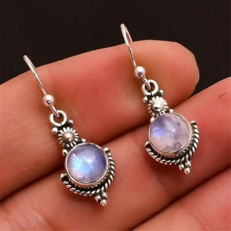 Moonstone Vintage Earrings - A-1 Thread Vault