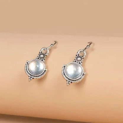 Moonstone Vintage Earrings - A-1 Thread Vault