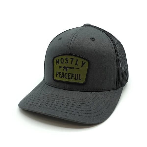 Mostly Peaceful Woven Patch Hat - A-1 Thread Vault