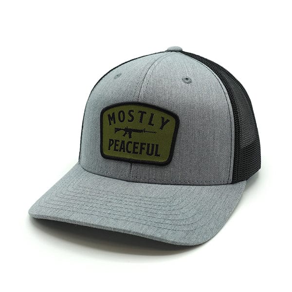 Mostly Peaceful Woven Patch Hat - A-1 Thread Vault