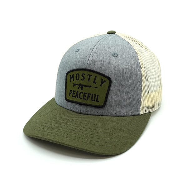 Mostly Peaceful Woven Patch Hat - A-1 Thread Vault