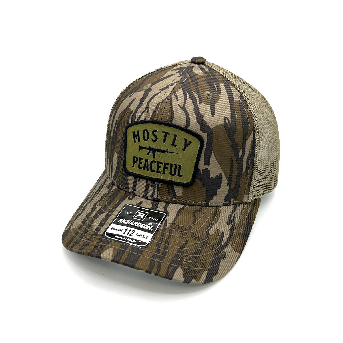 Mostly Peaceful Woven Patch Hat - A-1 Thread Vault