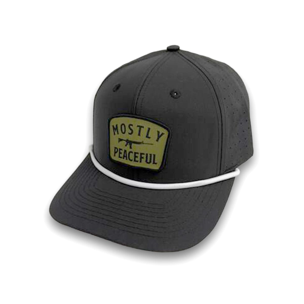 Mostly Peaceful Woven Patch Hat - A-1 Thread Vault