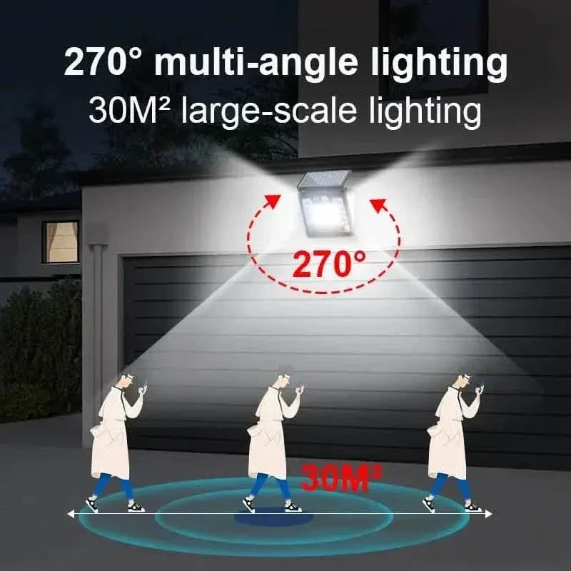 Motion Sensor Solar Street Light - Dusk to Dawn, Energy Efficient LED Lamp - A-1 Thread Vault