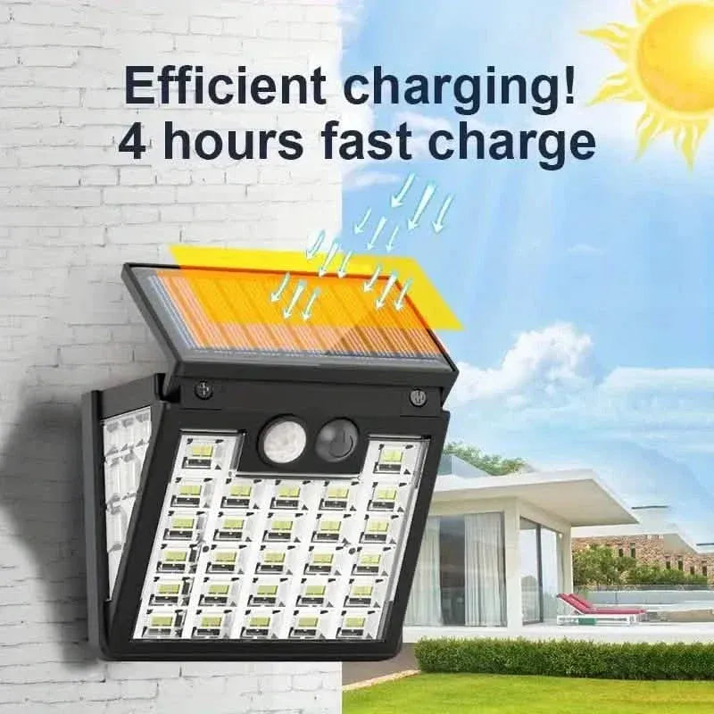 Motion Sensor Solar Street Light - Dusk to Dawn, Energy Efficient LED Lamp - A-1 Thread Vault