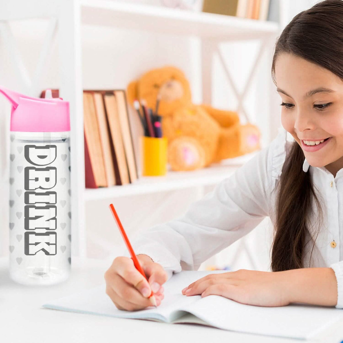 Motivational Leak Proof 32 Oz Water Bottles With Removable Straw - A-1 Thread Vault