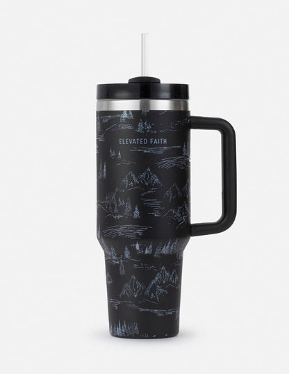 Mountainscape 40 oz Tumbler - A-1 Thread Vault