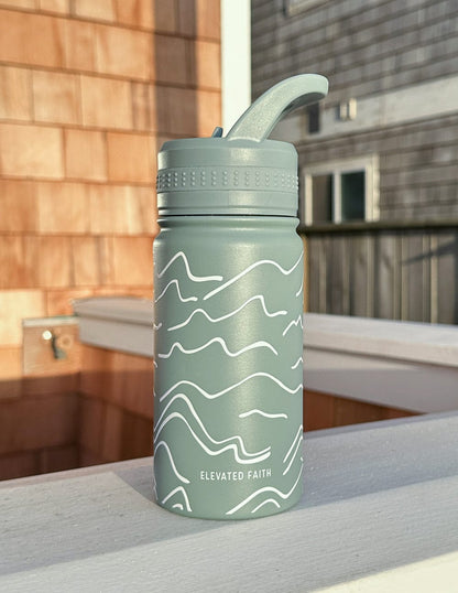 Mountainscape Kids Water Bottle - A-1 Thread Vault