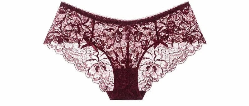 MOYISU Summer Lingerie Set Sheer French Lace Minimiser Bra Briefs Ultra Thin Sexy Women's Underwear Big Bust Sexy Tushy & Panty - A-1 Thread Vault