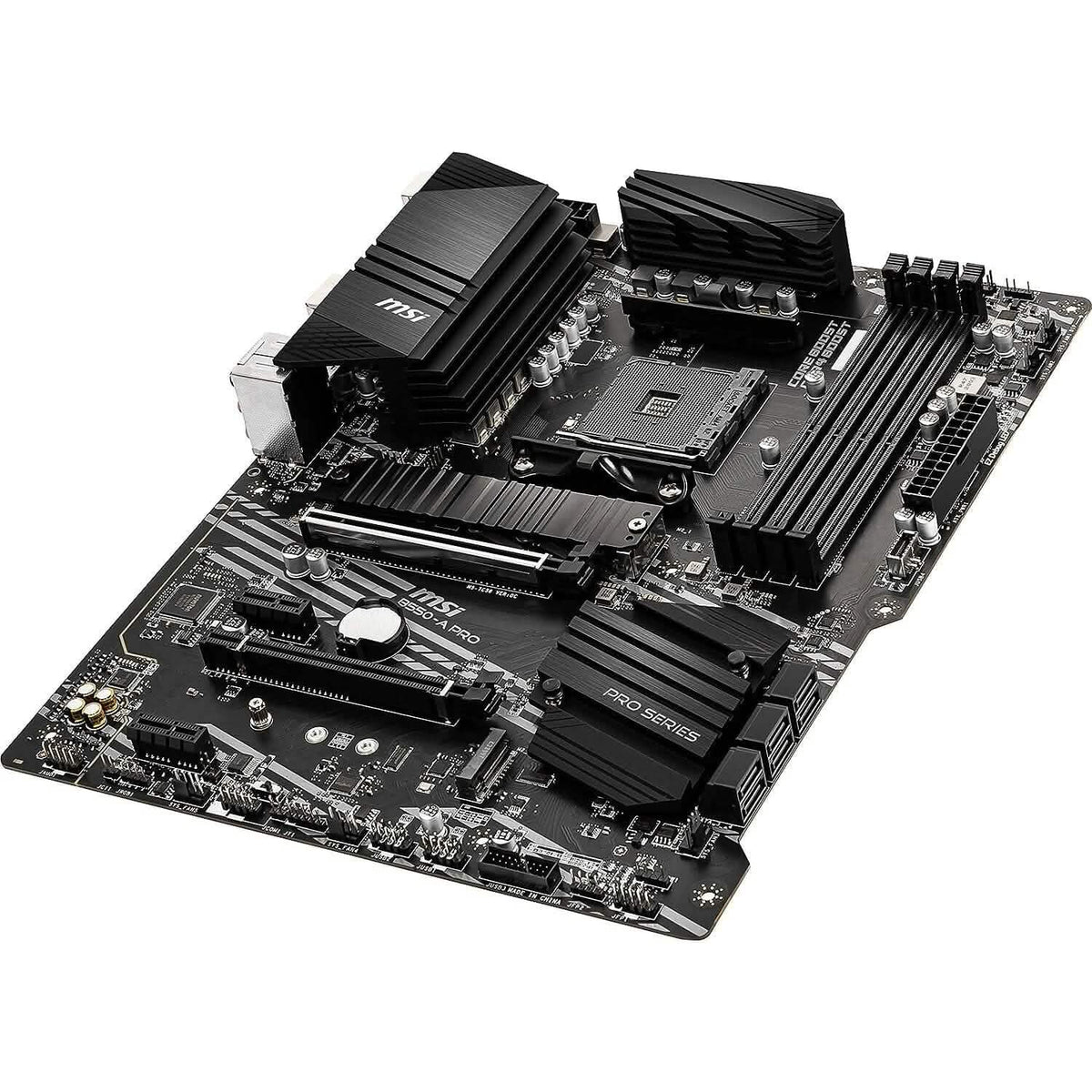 MSI B550-A PRO ProSeries Motherboard (AMD AM4, DDR4, PCIe 4.0, SATA 6Gb/s, M.2, USB 3.2 Gen 2, HDMI/DP, ATX) (Refurbished) - A-1 Thread Vault