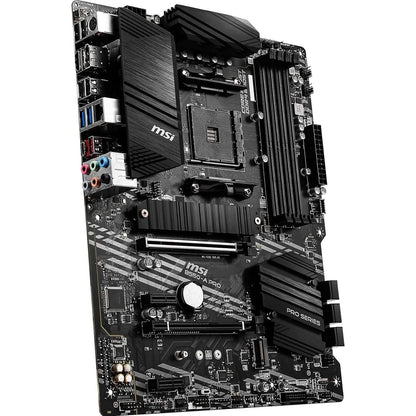 MSI B550-A PRO ProSeries Motherboard (AMD AM4, DDR4, PCIe 4.0, SATA 6Gb/s, M.2, USB 3.2 Gen 2, HDMI/DP, ATX) (Refurbished) - A-1 Thread Vault