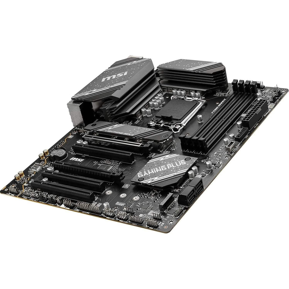 MSI B760 Gaming Plus WiFi Gaming Motherboard (Supports 12th/13th Gen Intel Processors, LGA 1700, DDR5, PCIe 4.0, M.2, 2.5Gbps LAN, USB 3.2 Gen2, Wi-Fi 6E, ATX) (Refurbished) - A-1 Thread Vault
