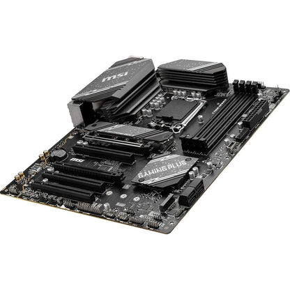 MSI B760 Gaming Plus WiFi Gaming Motherboard (Supports 12th/13th Gen Intel Processors, LGA 1700, DDR5, PCIe 4.0, M.2, 2.5Gbps LAN, USB 3.2 Gen2, Wi-Fi 6E, ATX) (Refurbished) - A-1 Thread Vault