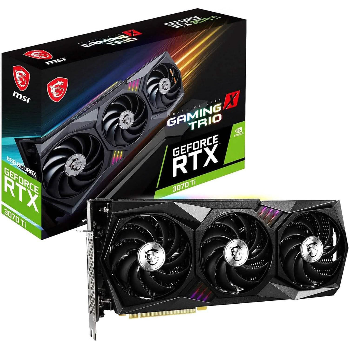 MSI Gaming GeForce RTX 3070 Ti 8GB GDRR6X 256-Bit Graphics Card (Refurbished) - A-1 Thread Vault