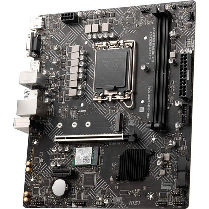 MSI PRO H610M-G WiFi DDR4 ProSeries Motherboard (mATX, 12th/13th Gen Intel Core, LGA 1700 Socket, DDR4, PCIe 4, 2.5G LAN, M.2 Slots, USB 3.2, Wi-Fi 6) (Refurbished) - A-1 Thread Vault