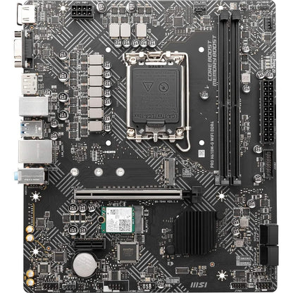 MSI PRO H610M-G WiFi DDR4 ProSeries Motherboard (mATX, 12th/13th Gen Intel Core, LGA 1700 Socket, DDR4, PCIe 4, 2.5G LAN, M.2 Slots, USB 3.2, Wi-Fi 6) (Refurbished) - A-1 Thread Vault
