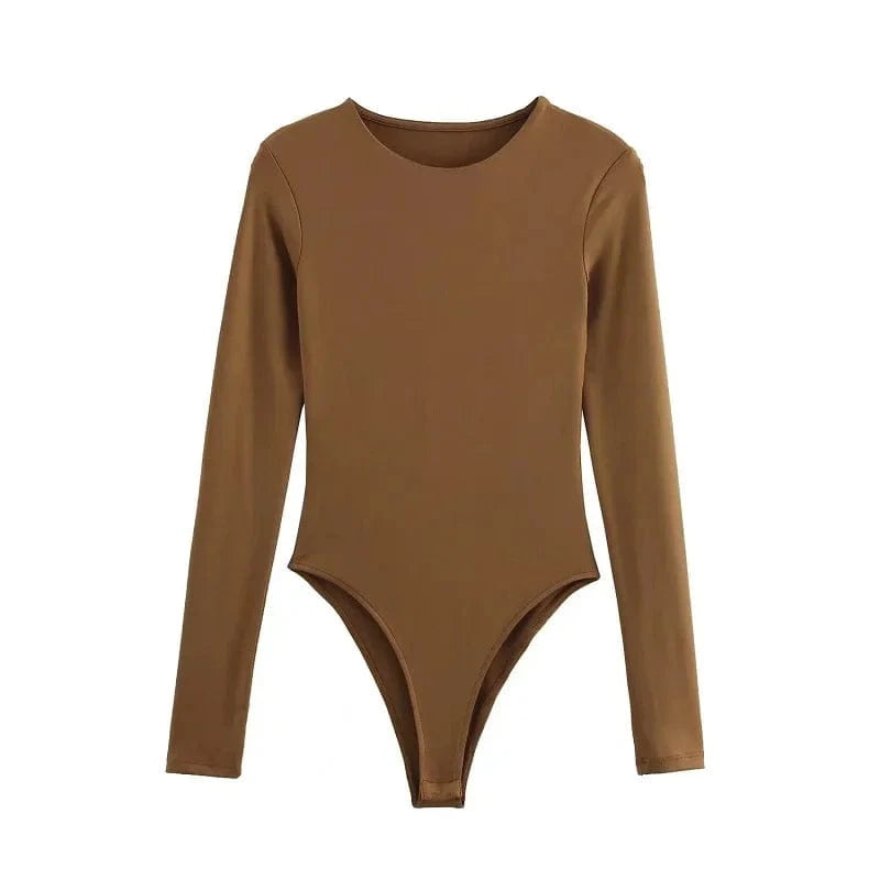 MUJER Black Bustier Bodys for Women Sexy Extreme Bodysuit Women Long Sleeve Bodysuits Woman One Pieces Summer Tops Woman 2025 - A-1 Thread Vault