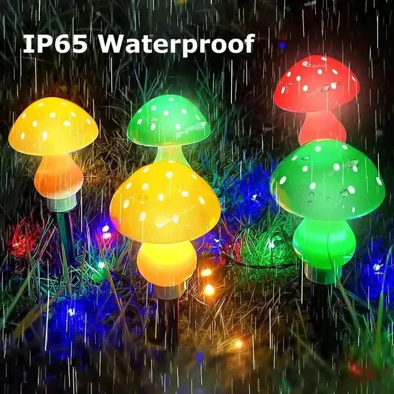 Multi-Color Changing LED Solar Mushroom Light - A-1 Thread Vault