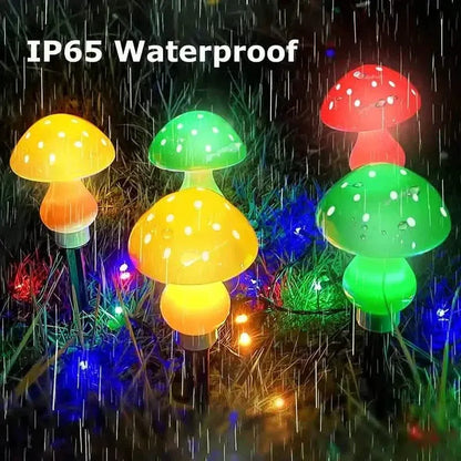Multi-Color Changing LED Solar Mushroom Light - A-1 Thread Vault